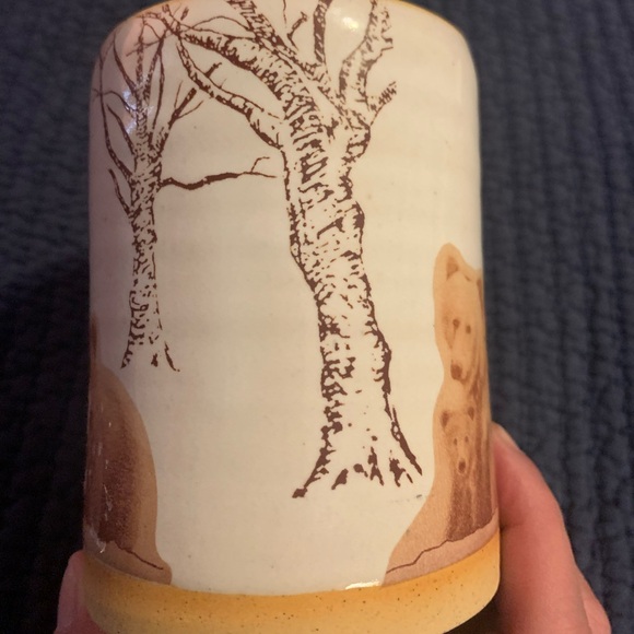Crazy Cat Lady Pottery CCLC Mug Handmade Hand Decorated Mama Bear Baby Bear - Picture 4 of 7